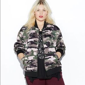 Pink camo windbreaker